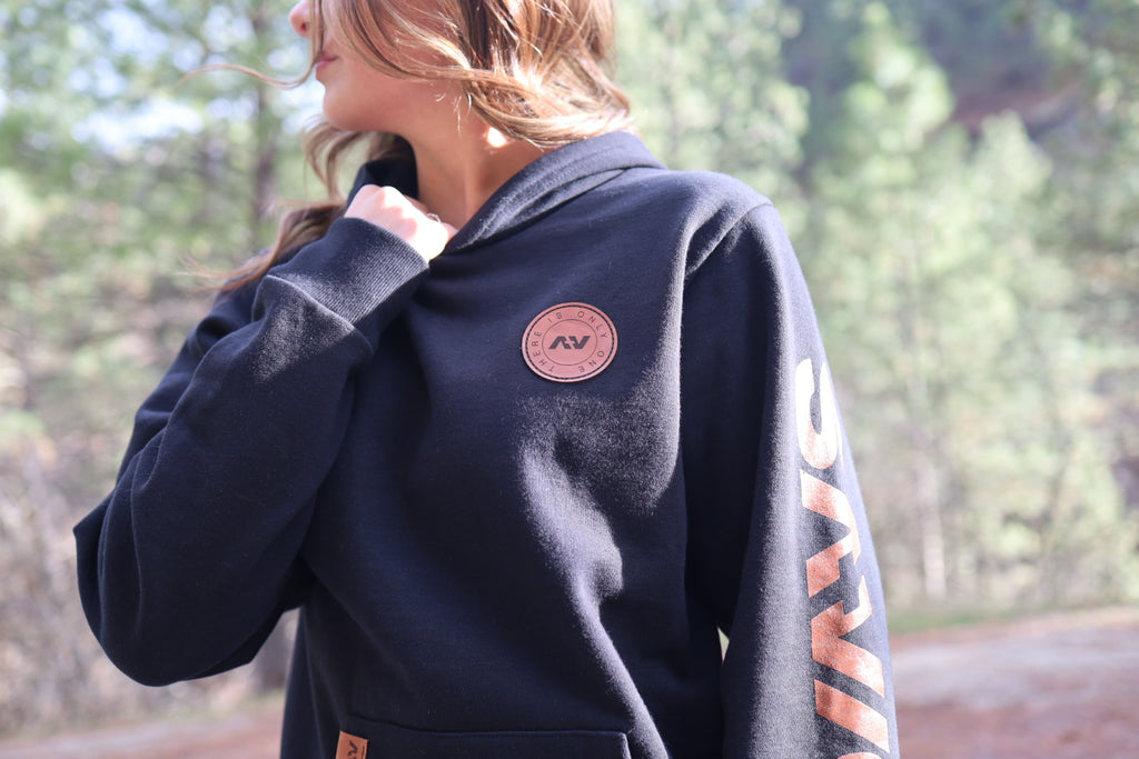 SAVIOR Premium leather patchwork heavyweight hoodie – The Savior Brand