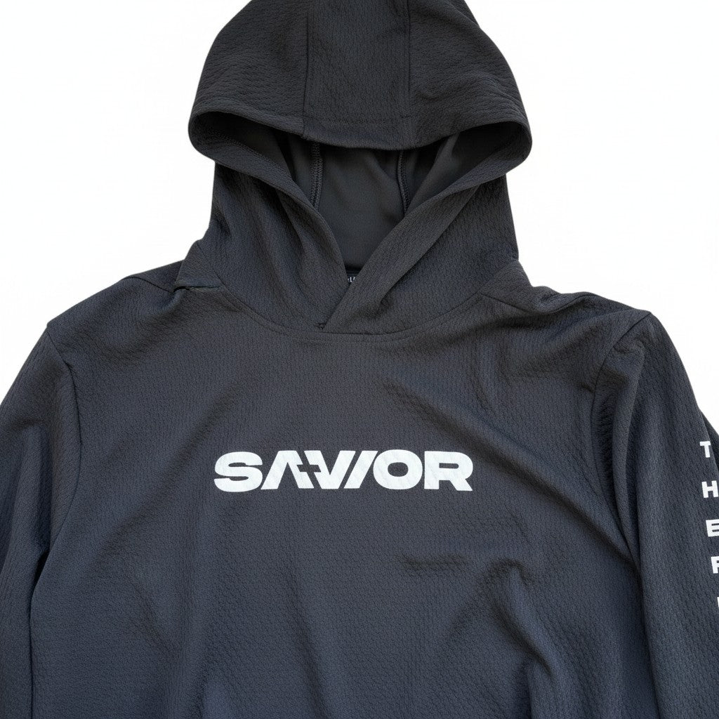 SAVIOR Illusion Mesh Performance Hoodie – The Savior Brand